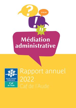 Médiation Administrative Rapport Annuel 2022
