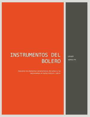 Instrumentos del bolero