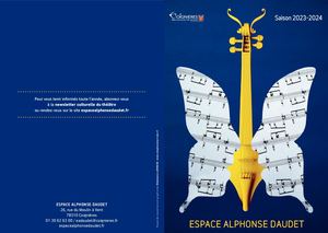 Brochure de l'Espace Alphonse Daudet 2023-2024