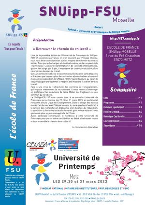 656 Fevrier Supplément 2023 Universite