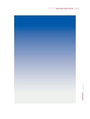 Rapport D'activité 2022 Siresco Calameo