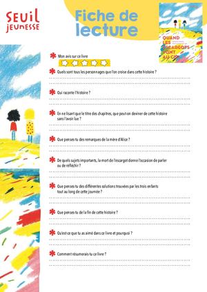 Fiches de lecture - Le Grand Bain