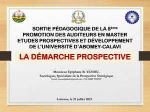 La Démarche Prospective