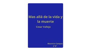 MAS ALLA DE LA VIDA Y LA MUERTE