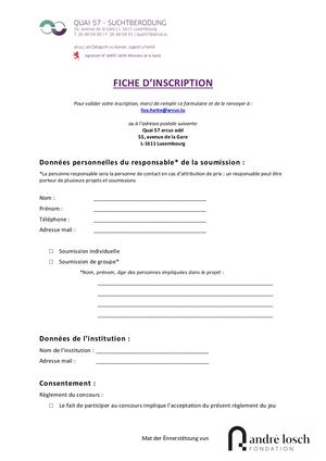 Inscription Concours Affiche Arcus Quai57 Fondation Losch