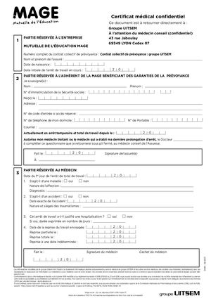 Certificat Médical MAGE