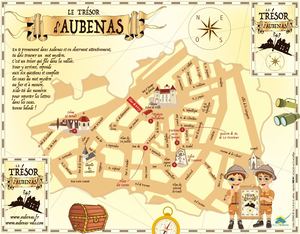 Carte au trésor d'Aubenas