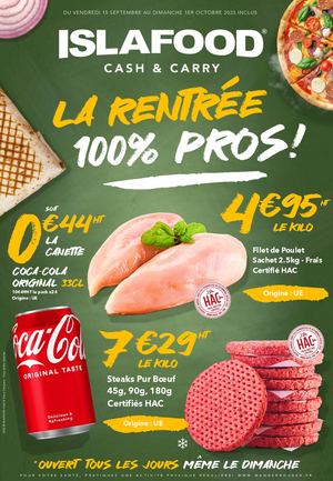 CATALOGUE RENTRÉE 100% PROS ISLAFOOD IDF 2023