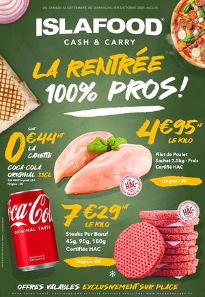 RENTRÉE 100% PROS ISLAFOOD L'HAŸ LES ROSES