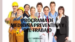 PROGRAMA DE MEDICINA PREVENTIVA