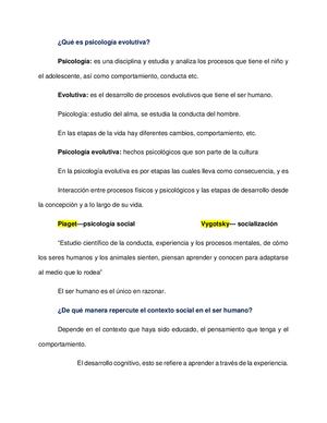 Qué Es Psicología Evolutiva 01