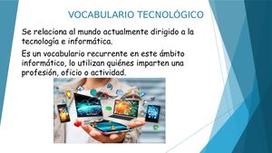 Vocabulario Tecnológico
