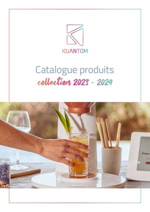 Catalogue Produits KUANTOM