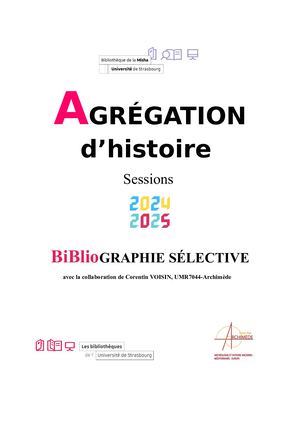 Bibliographie Agrégation histoire ancienne 2024-2025
