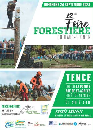 Plaquette Foire Forestière 2023