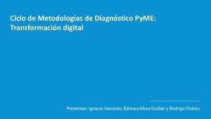 Ciclo de Metodologías de Diagnóstico Pyme - Transformación Digital