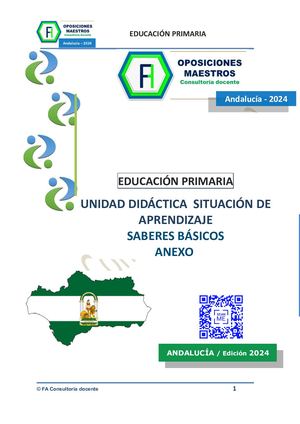 Saberes Básicos Primaria Anexo