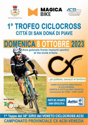 La Piave CX I° Trofeo Ciclocross Città di San Donà  di Piave 8/10/2023