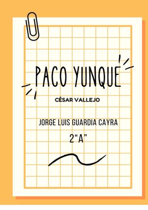 Paco Yunque