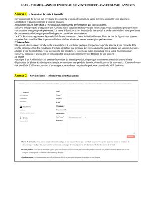 Rcar Theme3 Animer Un Reseau De Vente Directe Chapitre10 Annexes