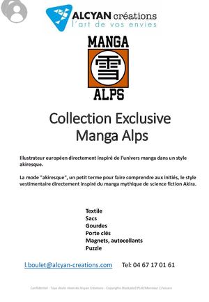 Catalogue 2023 Manga Alps
