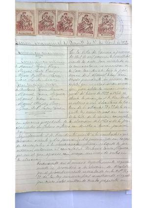 Acta de la sesión de 1 de abril de 1922