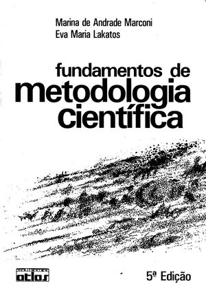 Lakatos Marconi Fundamentos De Metodologia Cientifica