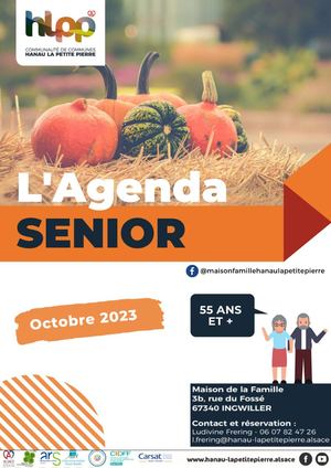 Agenda Senior Octobre 2023