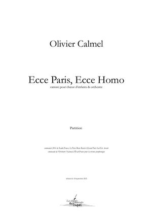 Calmel - 01 - Ecce Paris, Ecce Homo Po Version Orchestre Symphonique Ext