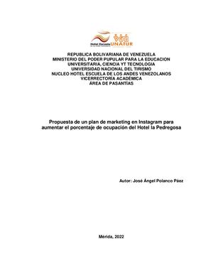 Informe N°1717 Pasantia Administrativa Trabajo De Grado 2022