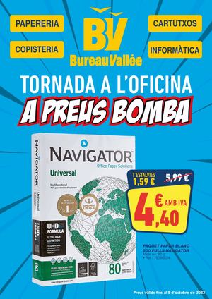 FOLLETO PRECIOS BOMBA (CATALA)