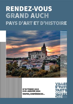 Rendez-vous d'octobre 2023 à janvier 2024