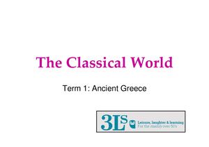 Ancient Greece Part 1