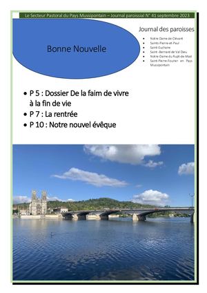 Bonne Nouvelle n°41 - septembre 2023