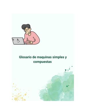 Glosario maquinas simples y compuestas
