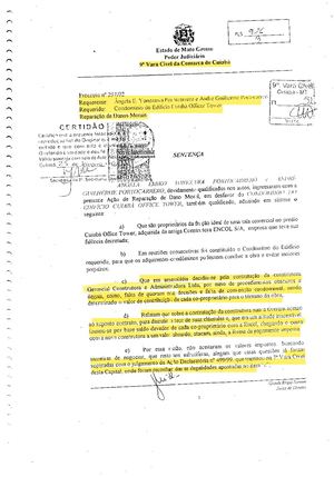 Juiza Gleide Bispo Dos Santos Atende Condomínio Do Office Tower Em Pedido De Reconvenção