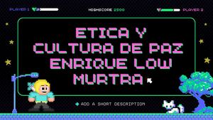 cartilla, ética y cultura para la paz Enrique Low Murtra