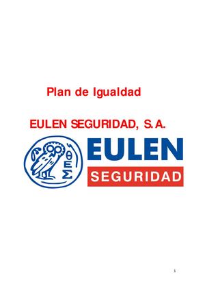 Plan Igualdad Eulen Seguridad