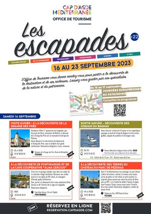 Escapades22 16 23sept