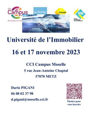 Udi 2023 Université De L'immobilier Présentation Des Programmes