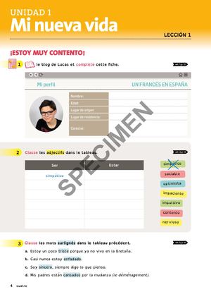 Reporteros 4e - Cahier d'activités