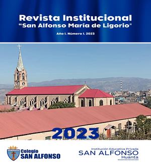 REVISTA SAN ALFONSO Nª 01 2023