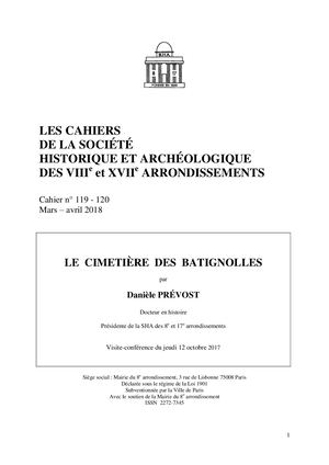 Cimetière Des Batignolles