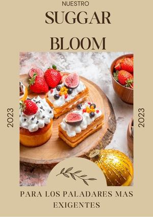 Documento A4 Catálogo De Venta De Postres)