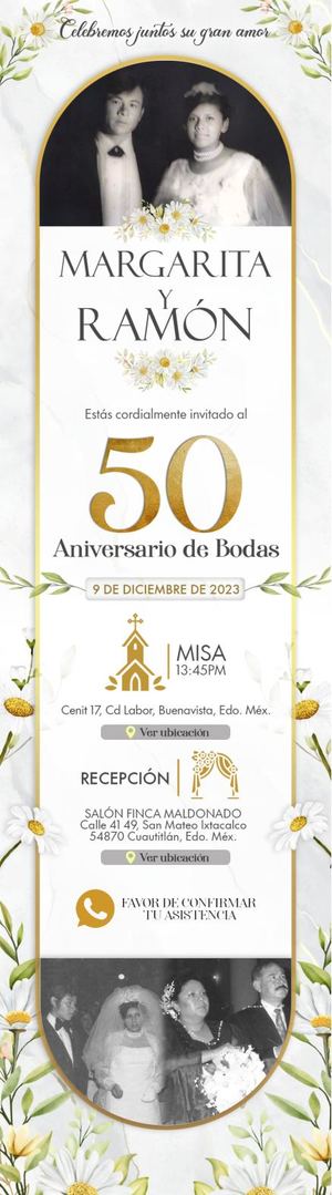 Invitacion 50 Aniversario