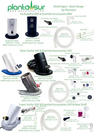 Elev8 Vaporizers & Accessories by Plantasur - Essentials