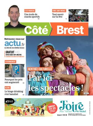 Côté Brest, N°491, de mercredi 20 au mardi 26 septembre 2023