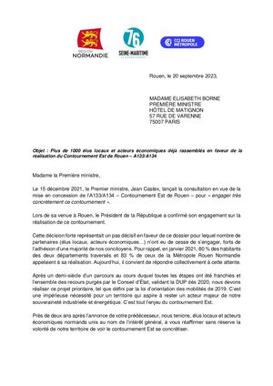 La pétition pour le contournement Est de Rouen signée par 1.000 acteurs économiques locaux