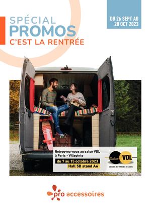 Promotions accessoires - Septembre 2023