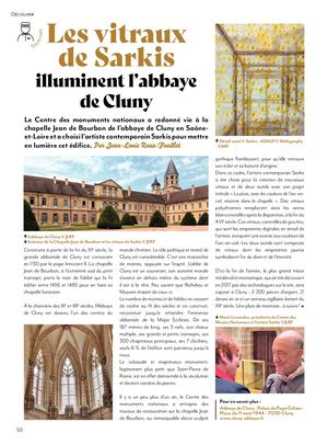 Magazine Liberalis n°5, print et digital, article sur les vitraux de Sarkis à l'Abbaye de Cluny - Jean-Louis Roux-Fouillet